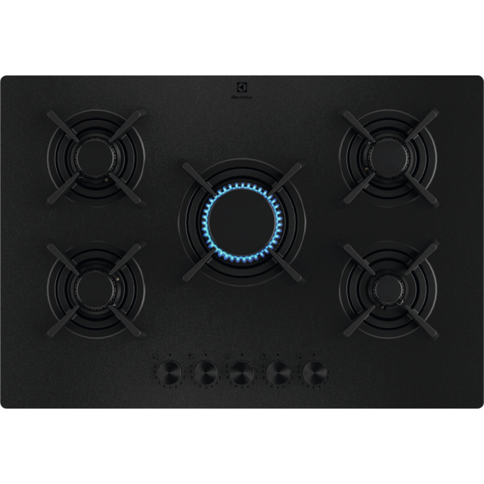 Electrolux 700 GOG (Gas On Glass) line vgradna plinska plošča 75 cm