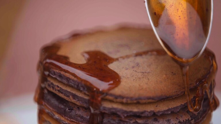 Veganske borovničeve palačinke