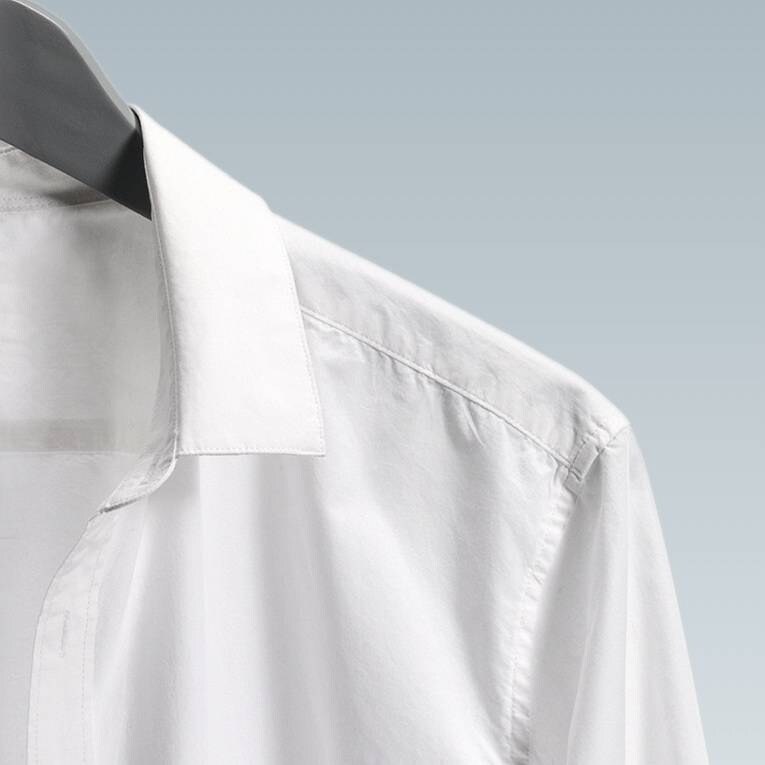 White shirt close-up