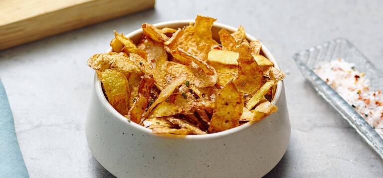 Čips iz krompirjevih olupkov
