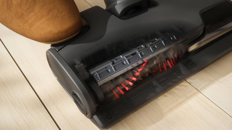 Close up of vacuum nozzle from Electrolux.